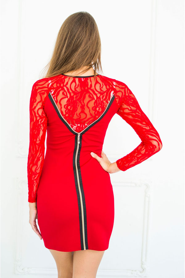 Платье "Варя" красное