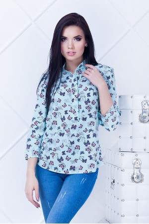 Рубашка женская Дольче2 мятная